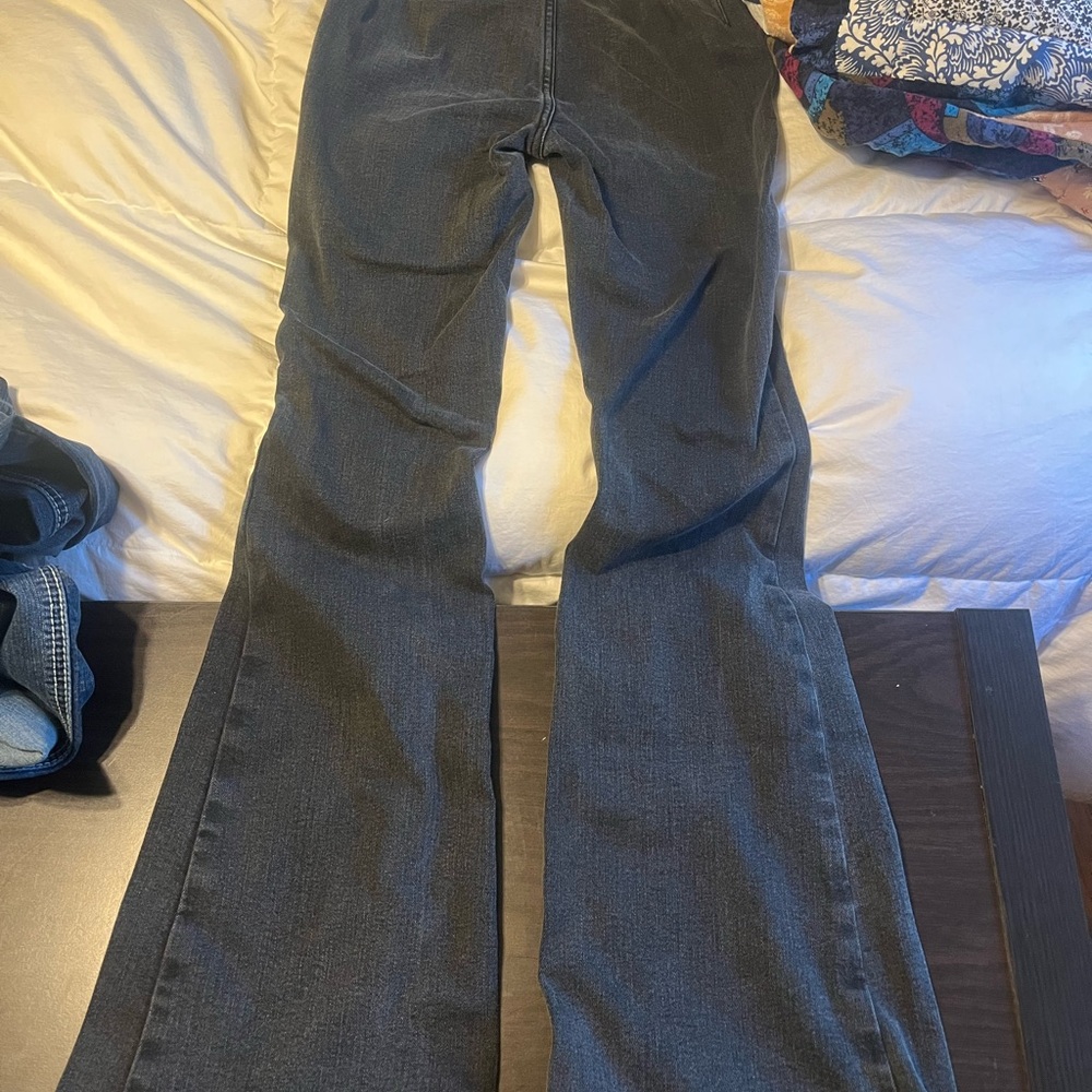 Free People Dark Gray Flare Jeans